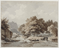 TvB T 213
<br/>
Bergachtig landschap met beek
<br/>
<em>Koekkoek, Barend Cornelis (1803 - 1862)</em>